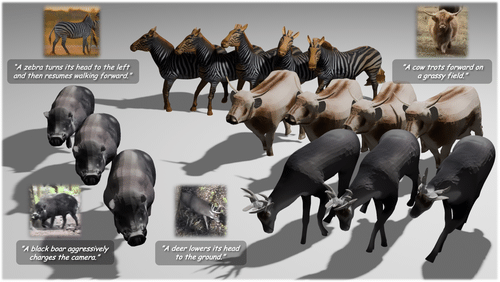 Kirin: Animal Motion Generation from In-the-Wild Video