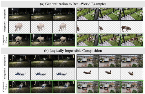 Layer-Aware Video Composition via Split-then-Merge